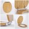 Milano Richmond - Traditional Oak Soft Close Toilet Soft Close Seat with Chrome Hinges
