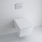Milano Dalton - White Soft Close Quick Release Top Fix Toilet Seat