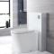 Milano Arca - White 500mm Compact WC Unit with Rivington Toilet