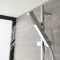 Milano Arvo - Chrome Thermostatic Shower with 300mm Ceiling Shower Head, Hand Shower and Riser Rail (2 Outlet)