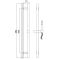Milano Arvo - Chrome Thermostatic Shower with 300mm Ceiling Shower Head, Hand Shower and Riser Rail (2 Outlet)