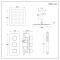 Milano Arvo - Chrome Thermostatic Shower with Ceiling Mounted Shower Head and Hand Shower (2 Outlet)