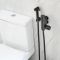 Milano Nero - Modern Thermostatic Douche Kit - Black