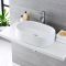 550X345mm Oval Ceramic Counter Top Basin