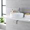 480X350mm Oval Ceramic Counter Top Basin