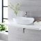 555x395mm Ceramic Wall Hung Counter Top Basin