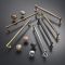 Milano Thornton - 400mm Wall Hung Traditional Cloakroom Vanity Unit with Basin - Choice of Basin, Finish and Handles