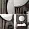 Milano Annalise - Black Round Wall Hung Mirror - 600mm