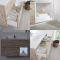 Milano Bexley - Light Oak Modern 600mm Open Shelf Vanity Unit, WC Unit and Rivington Back to Wall Pan