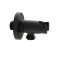 Milano Nero - Round Outlet Elbow and Bracket - Black