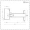 Milano - Modern Chrome Heating Element Cable Masking Cover