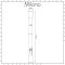 Milano Orno - 1.75m Smooth Shower Hose - Gun Metal Grey