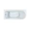 Milano Hest - Stone Grey Traditional Freestanding Corner Shower Bath with Screen - 1685mm x 750mm - Choice of Feet and Left/Right Hand Options