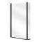 Milano Nero - Black L Shaped Shower Bath Screen