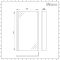 Milano Nero - Black L Shaped Shower Bath Screen