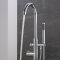Milano Mirage - Modern Freestanding Thermostatic Bath Shower Mixer Tap with Hand Shower - Chrome