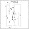 Milano Mirage - Modern Freestanding Thermostatic Bath Shower Mixer Tap with Hand Shower - Chrome