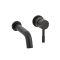 Milano Nero - Wall Mounted Basin Mixer Tap - Black