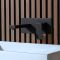 Milano - Modern Square Wall Mounted Basin Mixer Tap - Choice of Finish