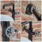 Milano Zandra - Industrial Style High Rise Mono Basin Mixer Tap - Black