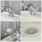 Milano Elizabeth - Traditional Crosshead Mono Bidet Mixer Tap - Chrome and White