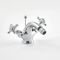 Milano Elizabeth - Traditional Crosshead Mono Bidet Mixer Tap - Chrome and White