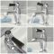 Milano Elizabeth - Traditional Single Lever Mono Basin Mixer Tap - Chrome and Black