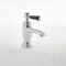 Milano Elizabeth - Traditional Single Lever Mono Basin Mixer Tap - Chrome and Black