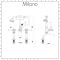 Milano Elizabeth - Traditional Lever Bath Shower Mixer Tap - Choice of Finish