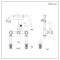 Milano Elizabeth - Traditional Crosshead Bath Shower Mixer Tap - Chrome and White