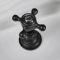 Milano Elizabeth - Traditional 3 Tap-Hole Crosshead Basin Mixer Tap - Black