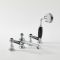 Milano Elizabeth - Traditional 4 Tap-Hole Lever Bath Shower Mixer Tap - Chrome and Black