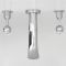 Milano Elizabeth - Traditional Wall Mounted 3 Mixer Tap-Hole Lever Head Bath Filler Mixer Tap - Choice of Finish