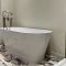 Milano Elizabeth - Chrome and White Traditional Twin Exposed Thermostatic Shower with Grand Rigid Riser Rail (2 Outlet)