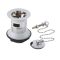 Milano Elizabeth - Traditional Slotted Basin Waste with Chain - Chrome