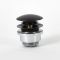 Milano - Universal Push Button Basin Waste - Black