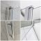 Milano Portland - Chrome Hinged Shower Door with Tray - Choice of Size