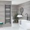 Milano Artle Dual Fuel - Anthracite Curved Heated Towel Rail - Choice of Size