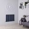 Milano Aruba Ayre - Anthracite Horizontal Designer Radiator - 600mm Tall (Double Panel) - Choice Of Width