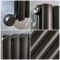 Milano Aruba - Electric Black Horizontal Designer Radiator - Choice of Size and Wi-Fi Thermostat - Plug-In and Hardwired Options