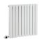 Milano Aruba - Electric White Horizontal Designer Radiator - Choice of Size and Wi-Fi Thermostat - Plug-In and Hardwired Options