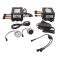 Milano Vis - Chrome Thermostatic Digital Shower with Square Recessed Shower Head, Hand Shower and Body Jets (3 Outlet)