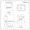Milano Windsor - Traditional Close Coupled Toilet and 3 Tap-Hole Pedestal Basin Set