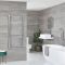 Milano Neva - Electric Chrome Heated Towel Rail - Choice of Size and Heating Element
