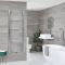 Milano Neva - Chrome Central Connection Heated Towel Rail - Choice of Size