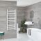 Milano Kent - Electric White Curved Heated Towel Rail - Choice of Size and Heating Element