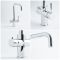 Milano Mirage - Modern 3-in-1 Instant Boiling Hot Water Kitchen Mixer Tap - Chrome