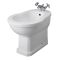 Milano Richmond - White Traditional Floor Standing Bidet - 405mm x 390mm