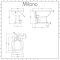 Milano Richmond - White Traditional Floor Standing Bidet - 405mm x 390mm