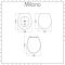 Milano Richmond - White Traditional Toilet Seat